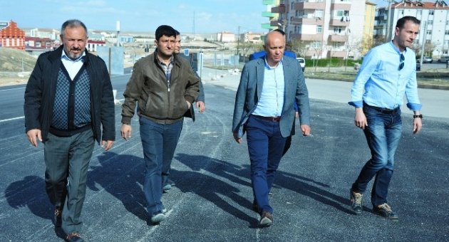 Başkan Çalışkan, Kavşak Çalışmalarını İnceledi