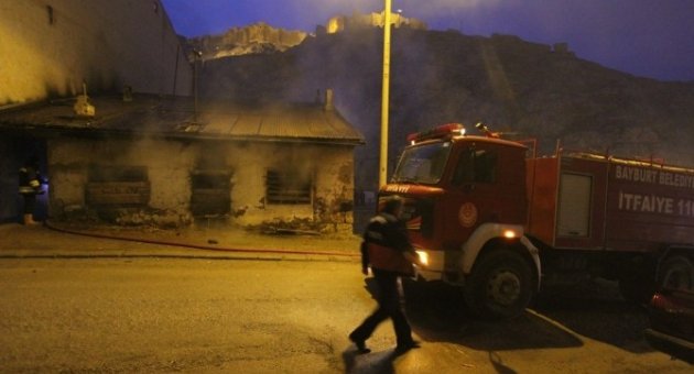 Bayburt’ta Yangın