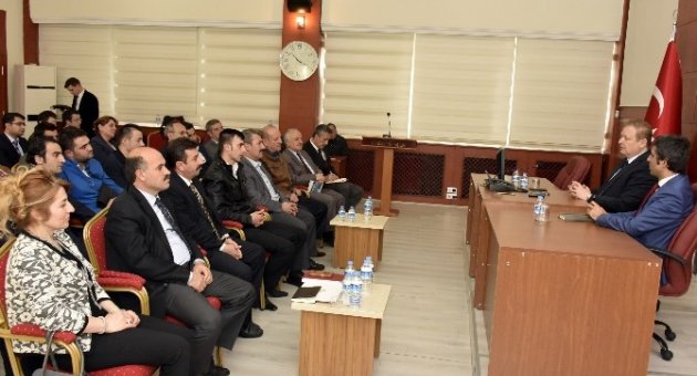 Gümüşhane Valisi Yücel Yavuz Lokanta Ve Kafeterya Esnafıyla Buluştu