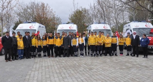 Karaman’da 4 Yeni Ambulans Hizmete Girdi