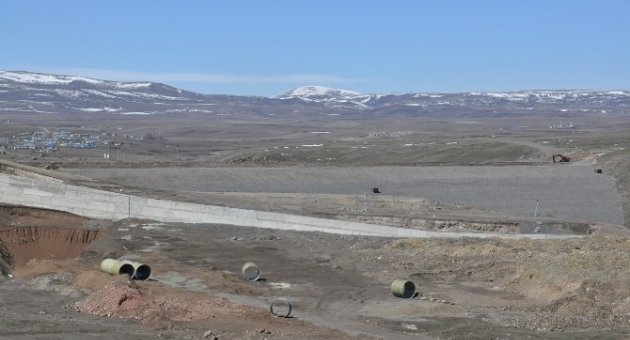 Kars Barajı’nda Çalışmalar Sürüyor