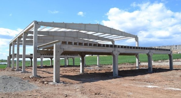 Modern Mezbaha Binasının İnşaat Çalışmaları Sürüyor
