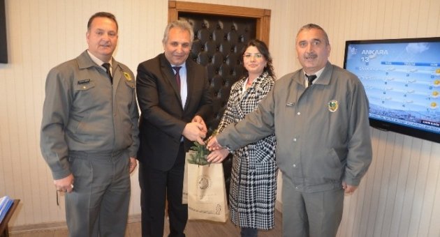 Ormancılardan Kaymakam Yapıcı’ya Ziyaret