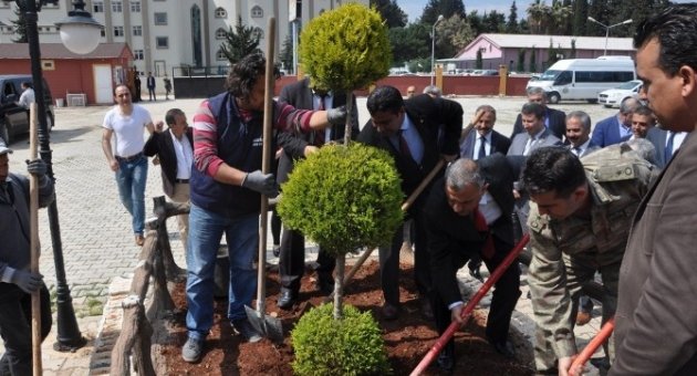 Reyhanlı’da Şehitler Anısına Fidan Dikildi