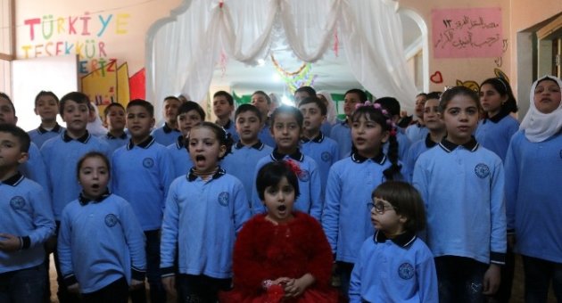 Savaşın 6. Yılında Suriyeli Öğrencilerden Dikkat Çeken Etkinlik