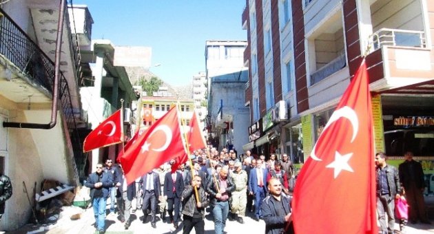 Siirt’te Teröre Tepki Yürüyüşü