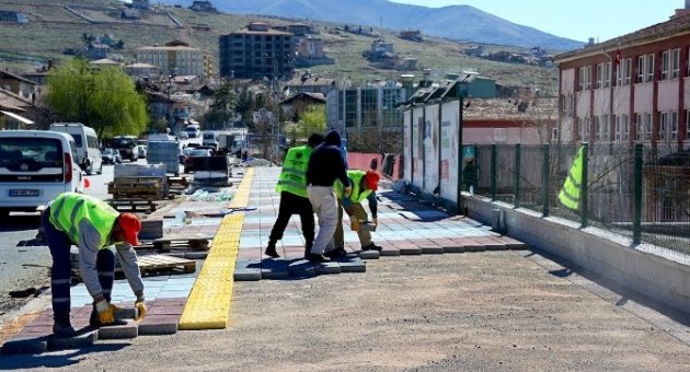 Tecde-yeşilyurt Yolunda Üst Yapı Çalışmaları Başladı