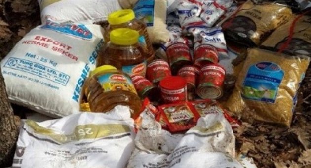 Terör Örgütüne Ait Yaşam Malzemesi Bulundu